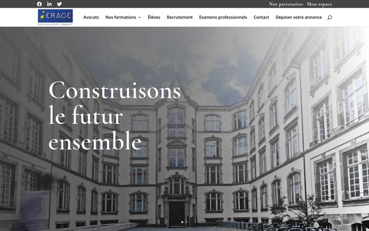 Screenshot stránky erage.eu