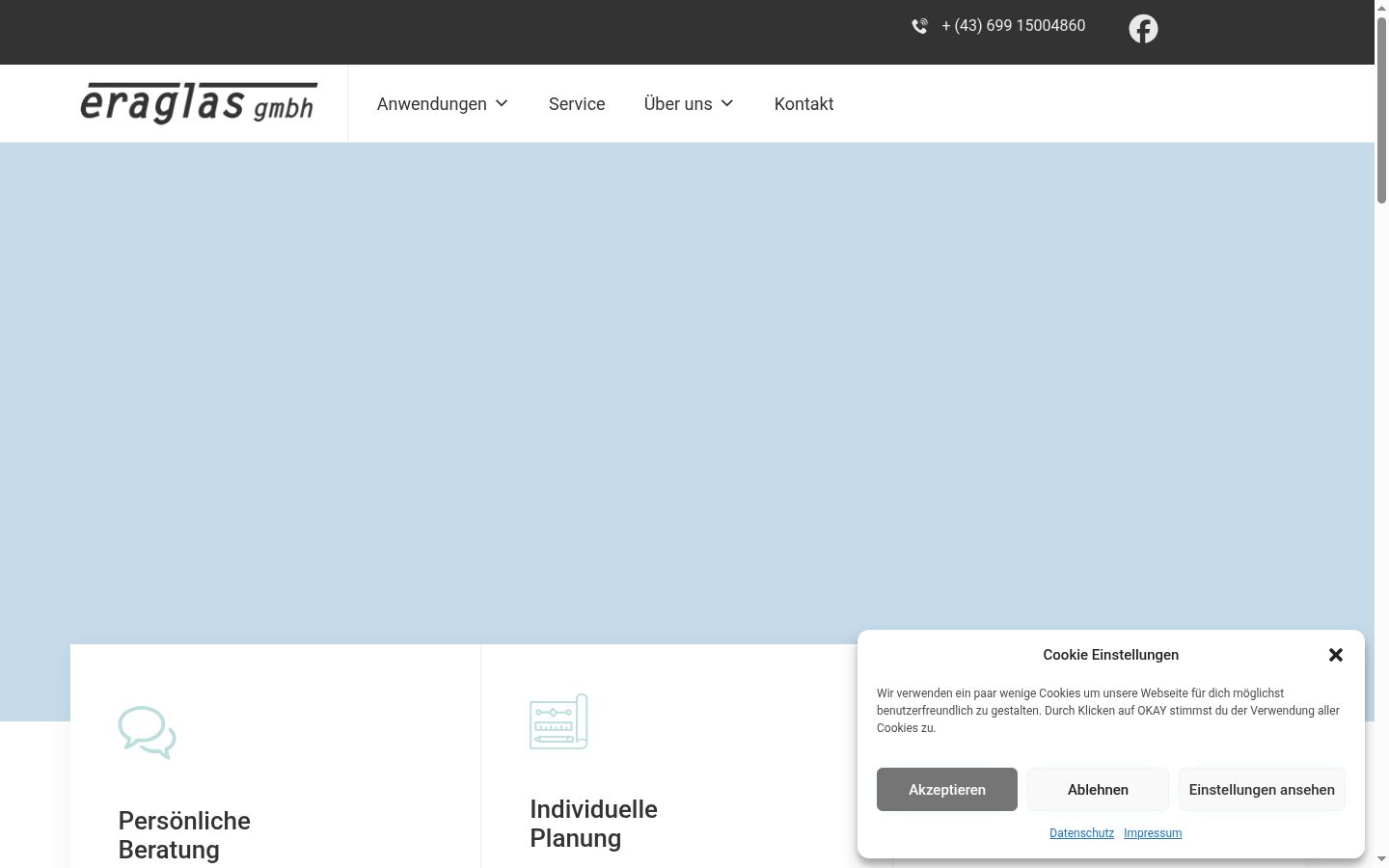 Screenshot tal-banner tal-kunsens muri qabel kwalunkwe interazzjoni