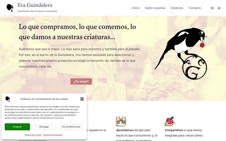 Screenshot stránky eraguindalera.org