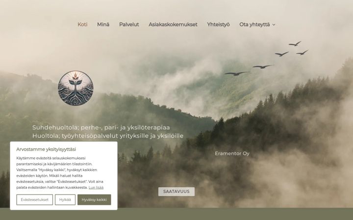Kuvakaappaus sivustosta eramentor.fi