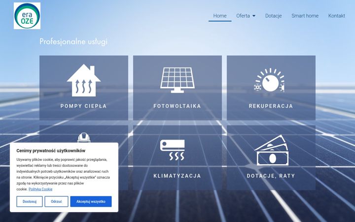 Snímek obrazovky eraoze.pl