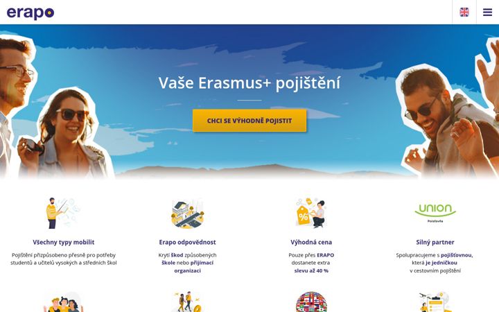 Screenshot ta' erapo.cz