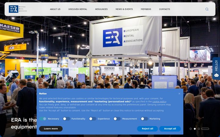 Screenshot of erarental.org