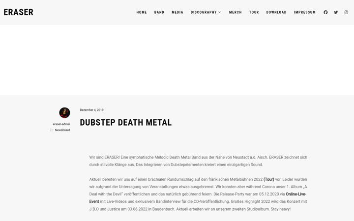Képernyőkép: eraser-metal.de