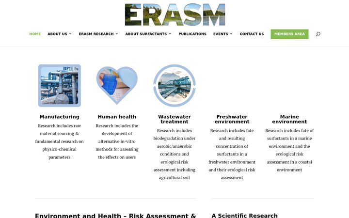 Captura de pantalla de erasm.org