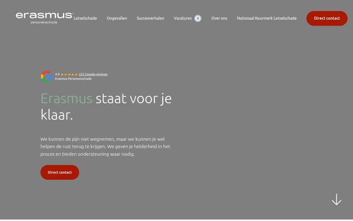 Skjermbilde av erasmuspersonenschade.nl