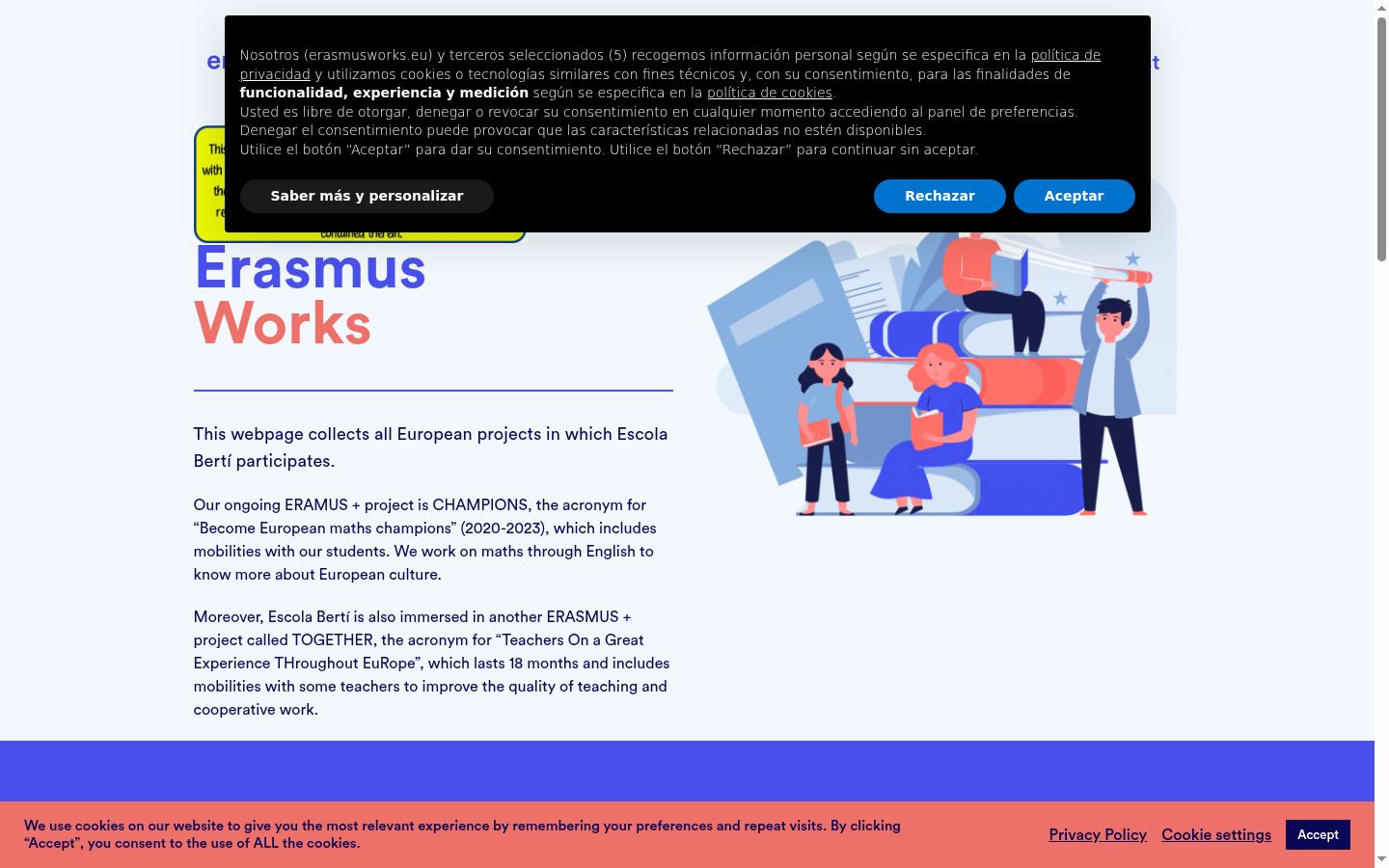 Kuvakaappaus suostumusbannerista, joka näytettiin ennen mitään vuorovaikutusta