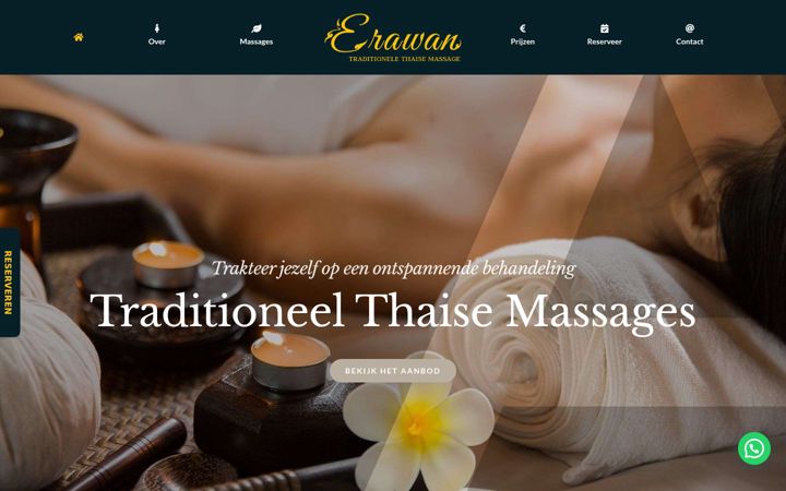Skjermbilde av erawanthaisemassage.nl