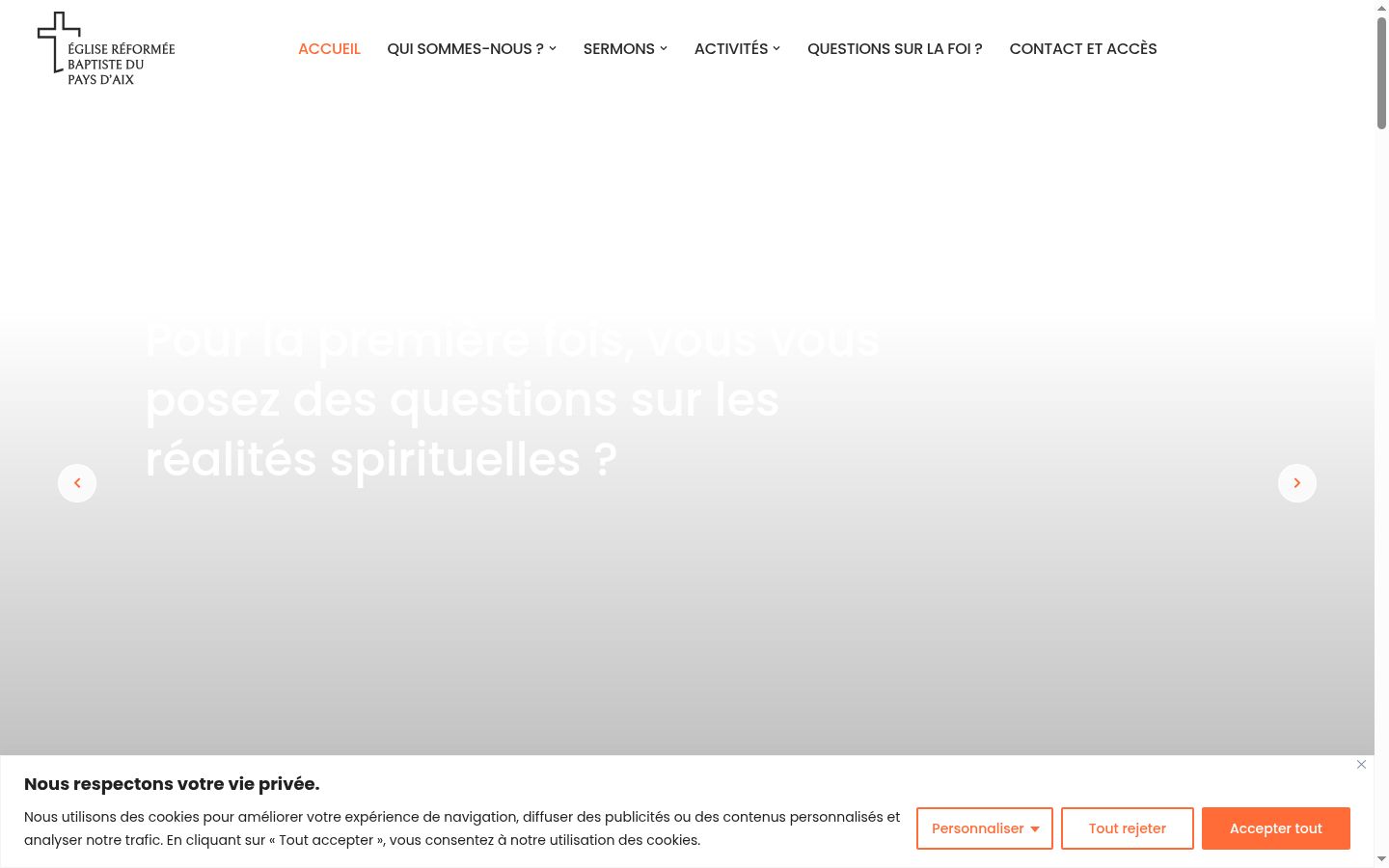 Screenshot tal-banner tal-kunsens muri qabel kwalunkwe interazzjoni