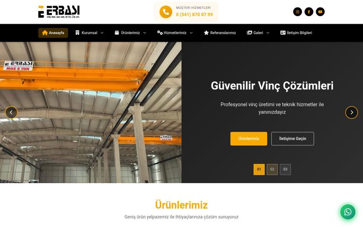 Captura de ecrã de erbasivinc.com.tr