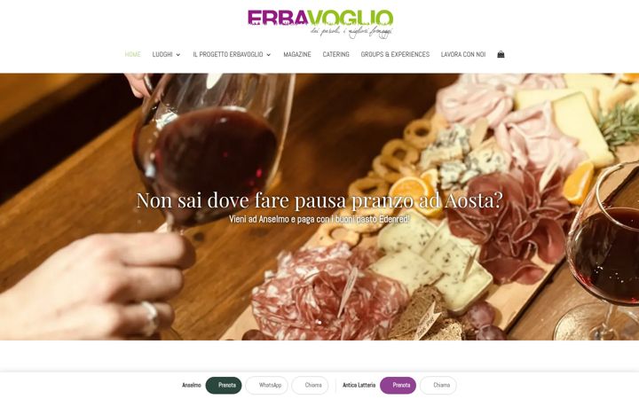 Ekraanipilt saidist erbavoglioformaggi.it