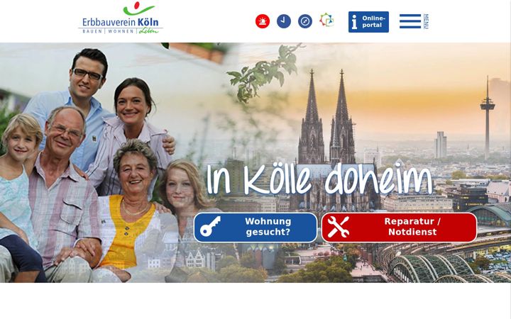 Screenshot van erbbauverein.de
