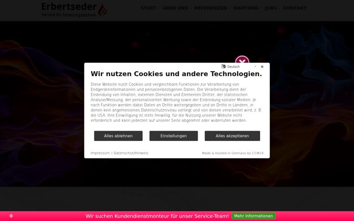 Екранна снимка на erbertseder-muenchen.de