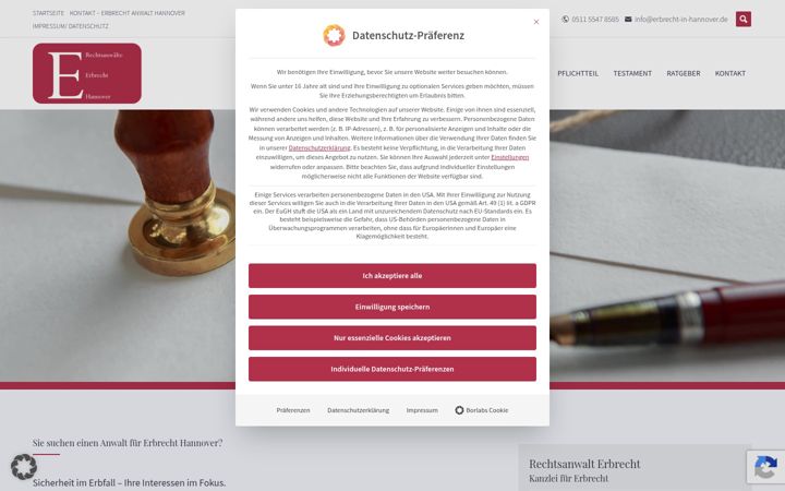 Screenshot van erbrecht-in-hannover.de