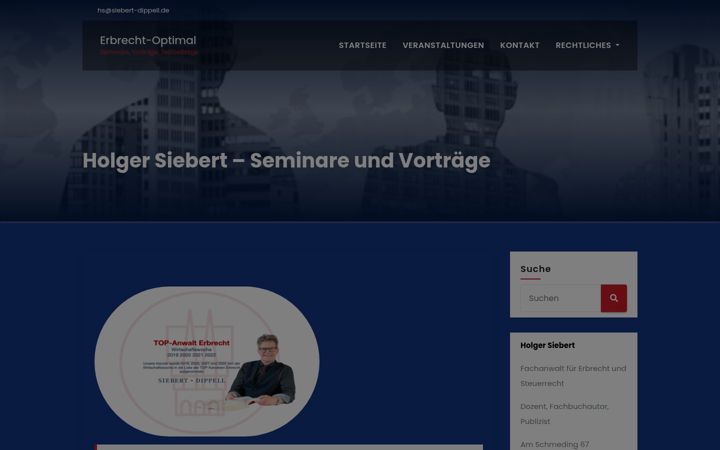 Screenshot van erbrecht-optimal.de