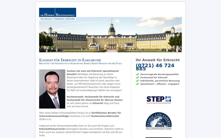 Screenshot van erbrechtskanzlei-karlsruhe.de