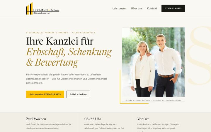 Screenshot van erbschaft-schenkung-bewertung.de