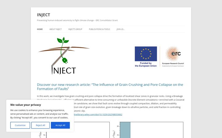 Screenshot stránky erc-inject.eu