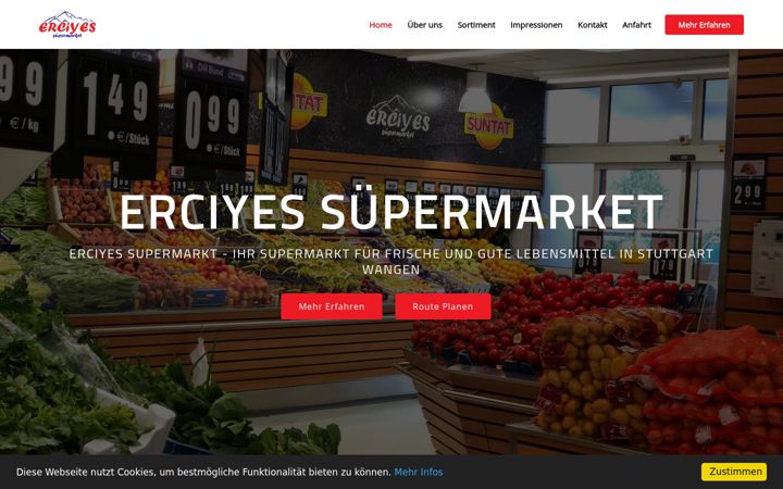 Skjámynd af erciyesmarkt.de