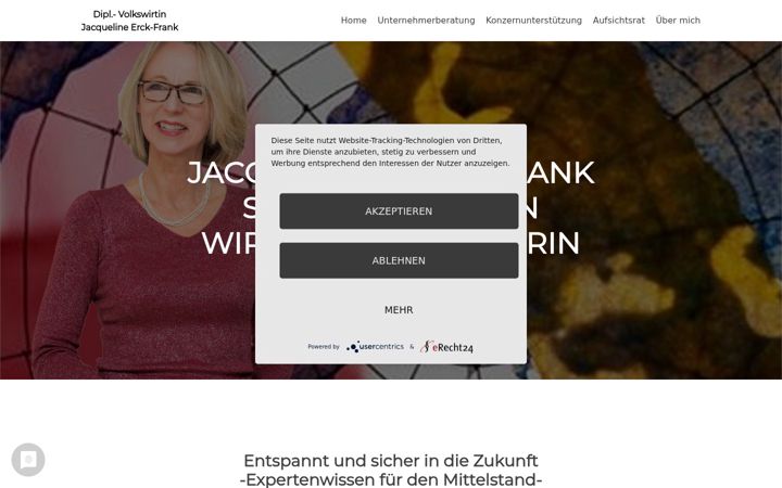 Skjámynd af erck-frank.de