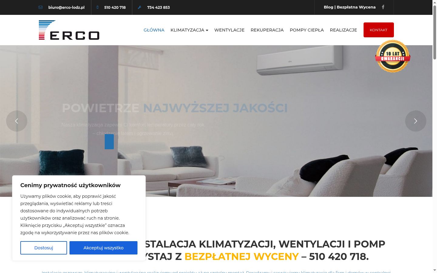 Snímka obrazovky banera súhlasu zobrazeného pred akoukoľvek interakciou