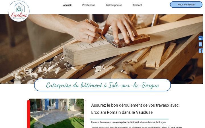 Snímek obrazovky ercolani-renovation.fr