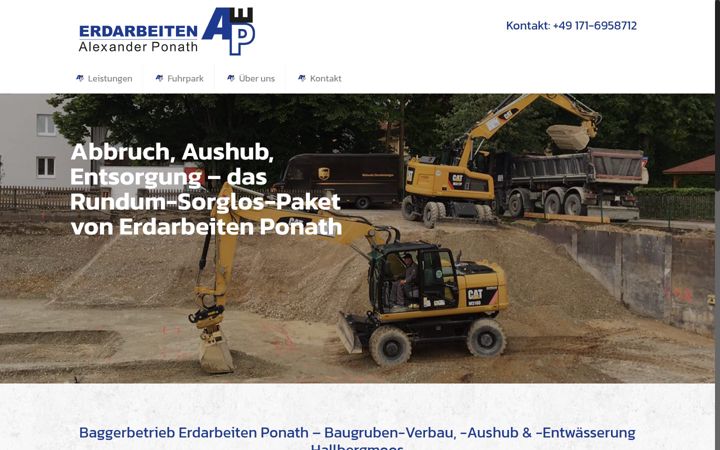 Screenshot von erdarbeiten-ponath.de