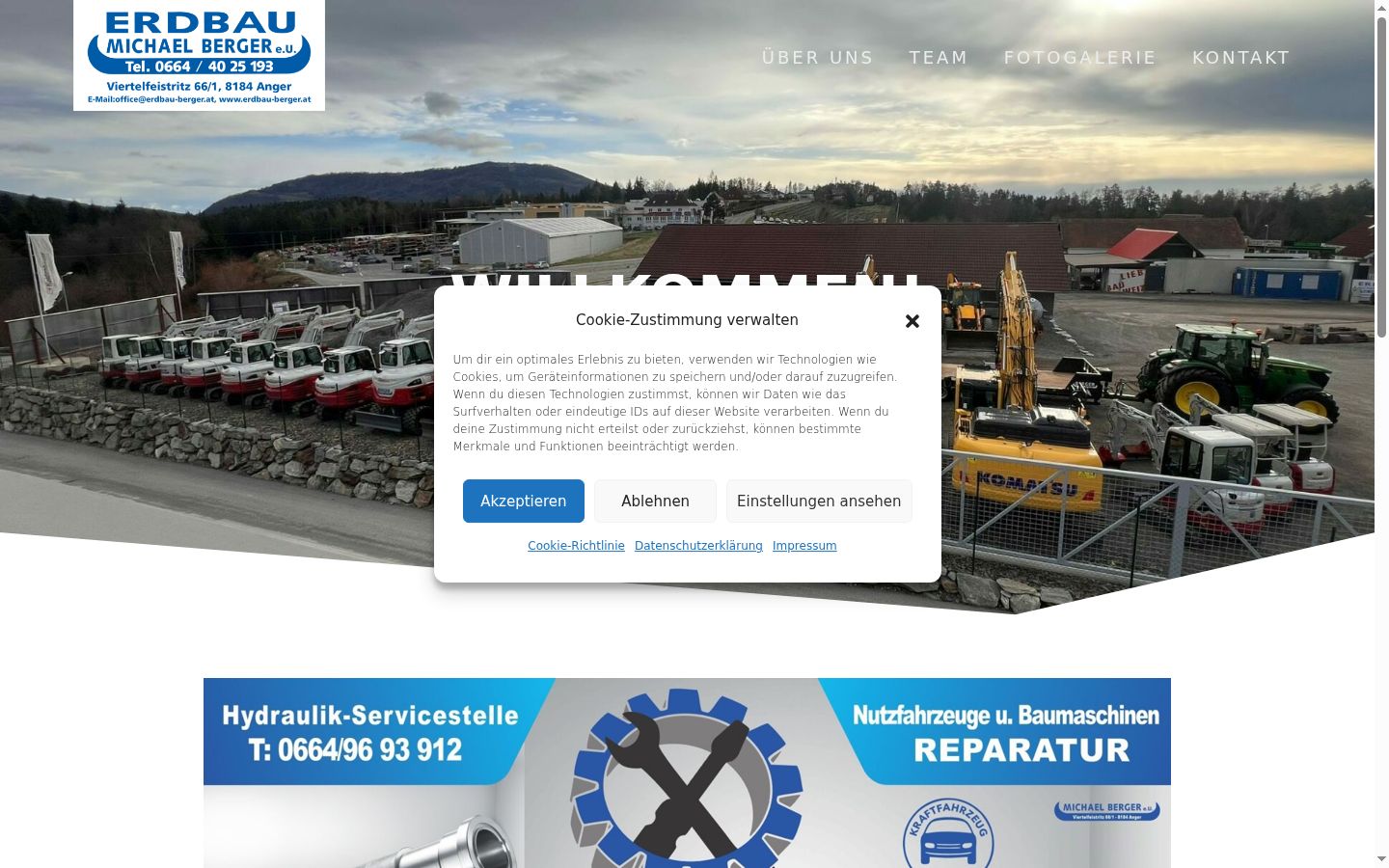 Screenshot tal-banner tal-kunsens muri qabel kwalunkwe interazzjoni
