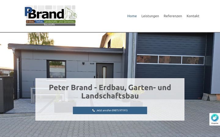 Screenshot von erdbau-brand.de