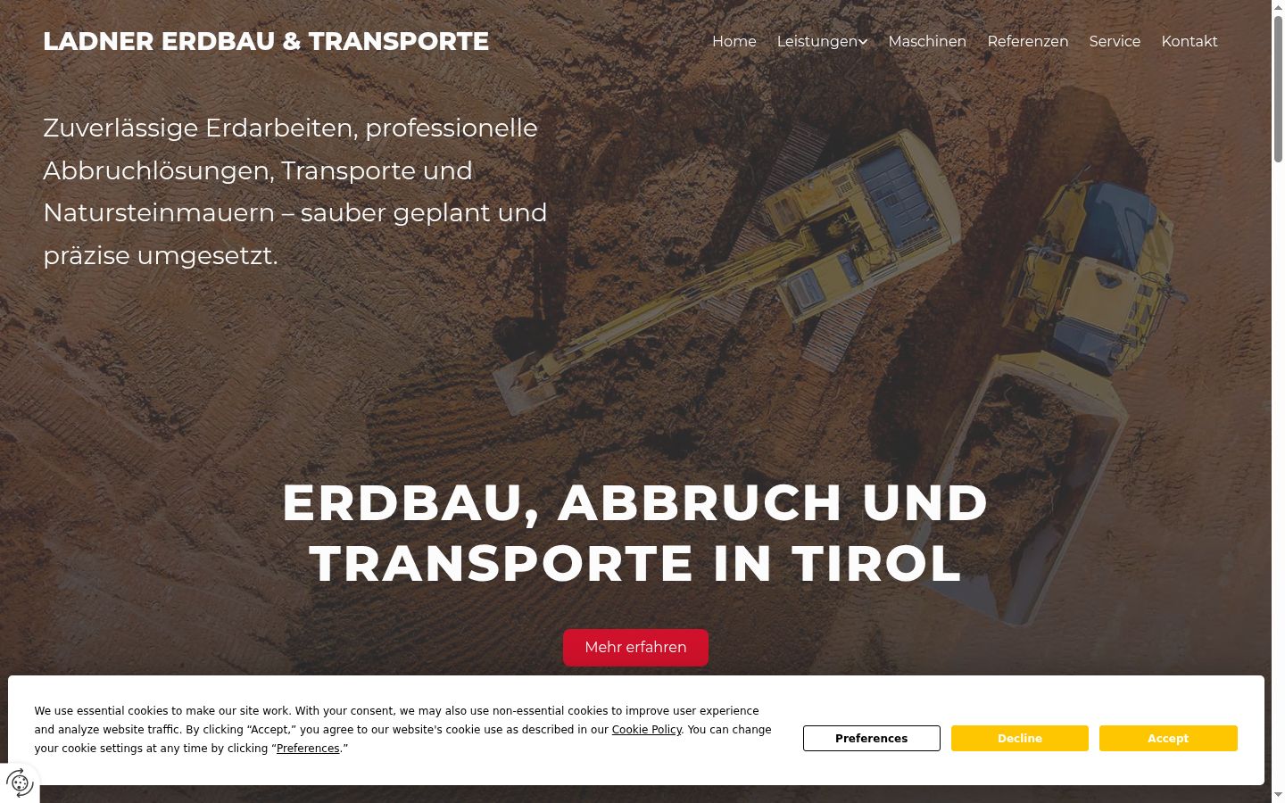Screenshot tal-banner tal-kunsens muri qabel kwalunkwe interazzjoni