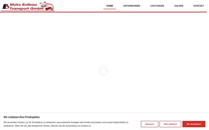Screenshot von erdbau-moky.at
