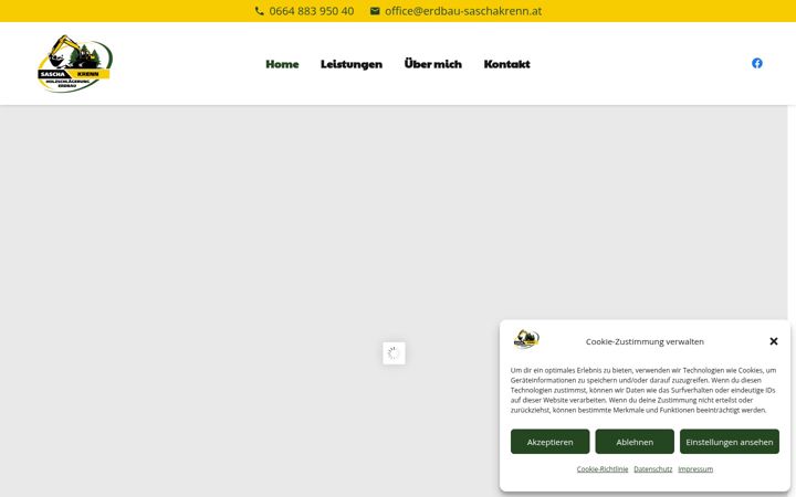 Screenshot von erdbau-saschakrenn.at