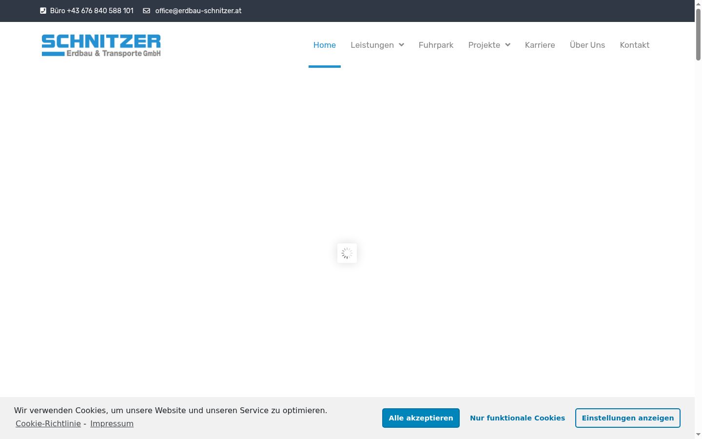 Screenshot tal-banner tal-kunsens muri qabel kwalunkwe interazzjoni