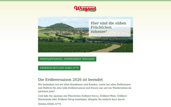 Screenshot von erdbeerhof-wiegand.de
