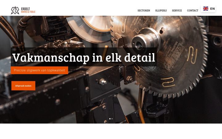 Skjermbilde av erdelt.nl