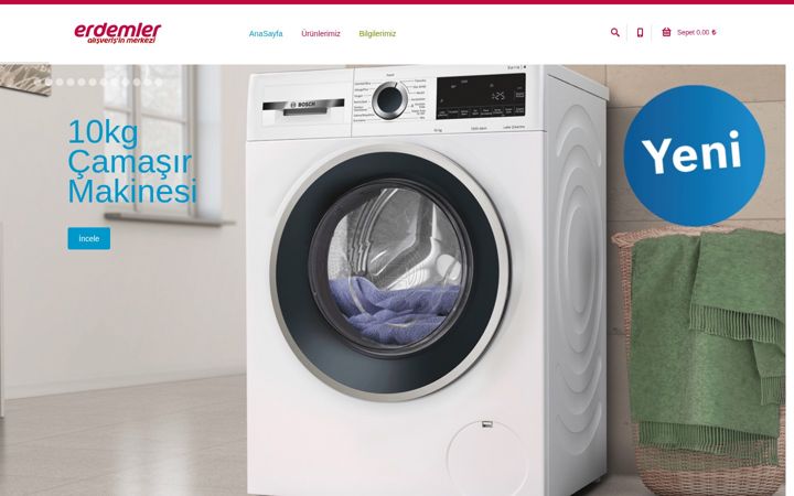 Zrzut ekranu erdemlermobilya.com.tr