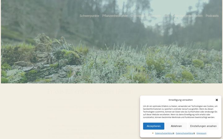 Zrzut ekranu erdenbasiertes-heilen.de