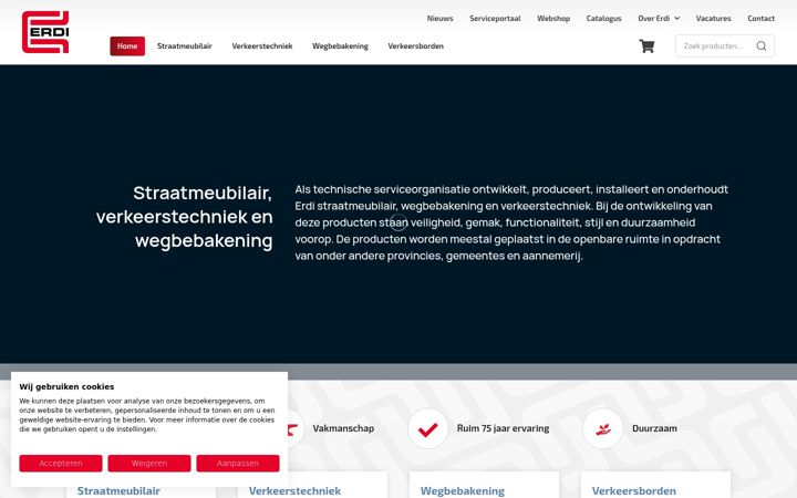 Skjermbilde av erdi.nl