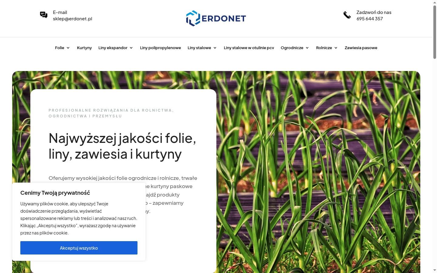 Skärmbild av samtyckesbannern som visades före någon interaktion