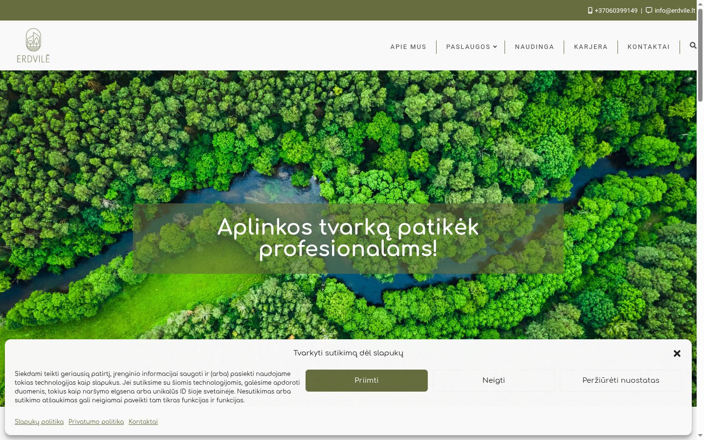 Snímek obrazovky baneru souhlasu zobrazeného před jakoukoli interakcí