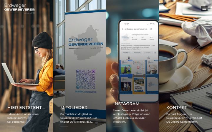 Screenshot ta' erdweger-gewerbeverein.de