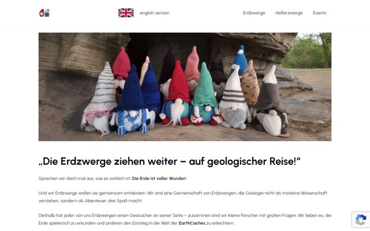 Screenshot ta' erdzwerge.de