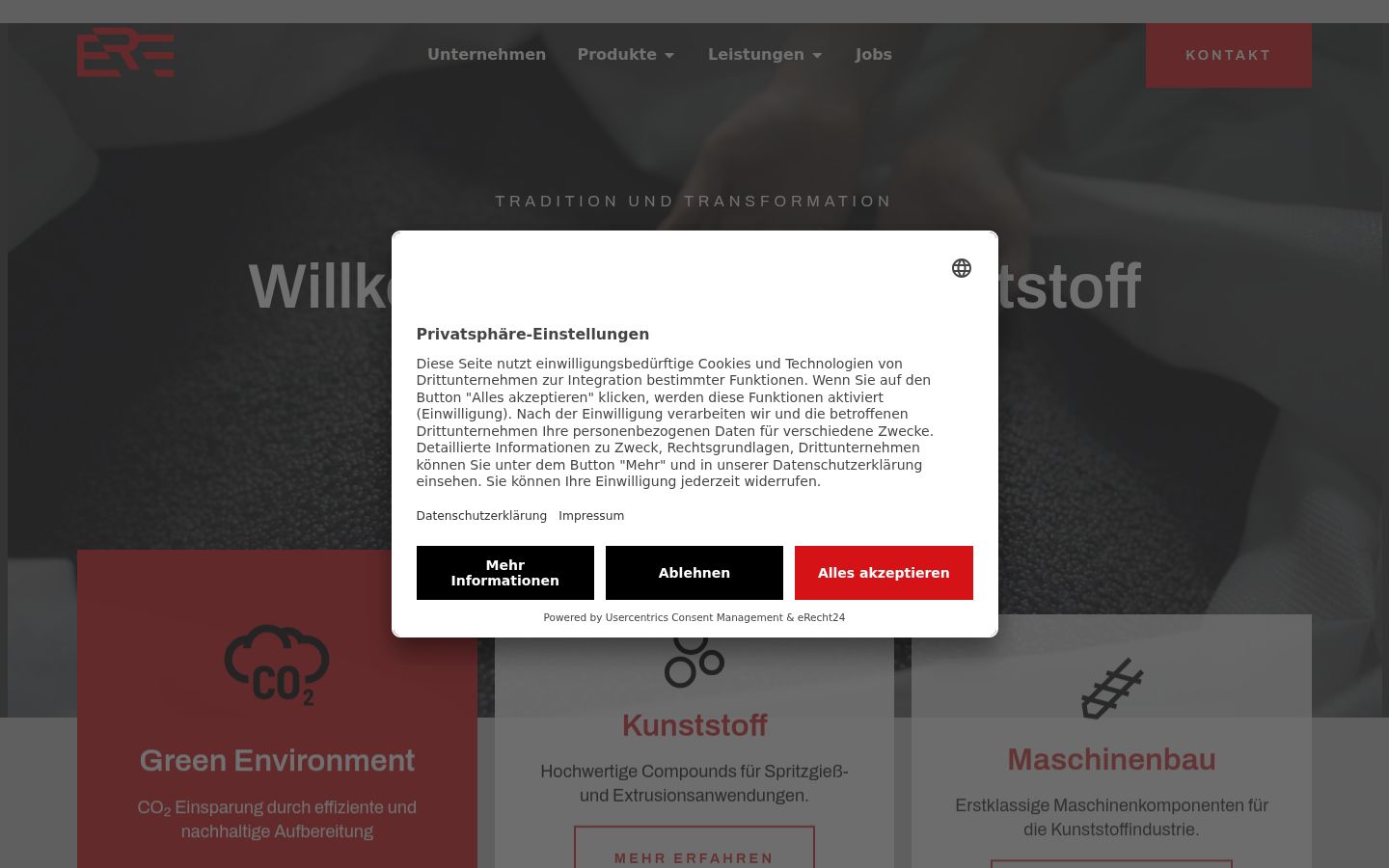 Screenshot tal-banner tal-kunsens muri qabel kwalunkwe interazzjoni