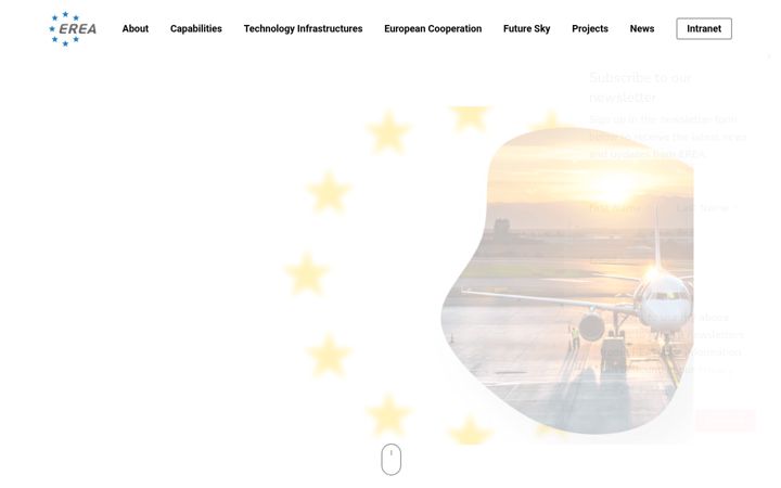 Screenshot stránky erea.org