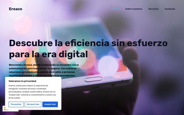 Screenshot of ereace.link