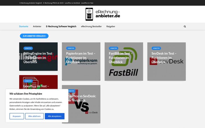 Screenshot ta' erechnung-anbieter.de