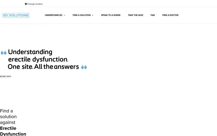 Screenshot di erectile-dysfunction-solutions.com.au