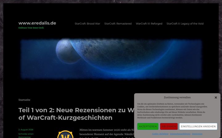 Screenshot ta' eredalis.de