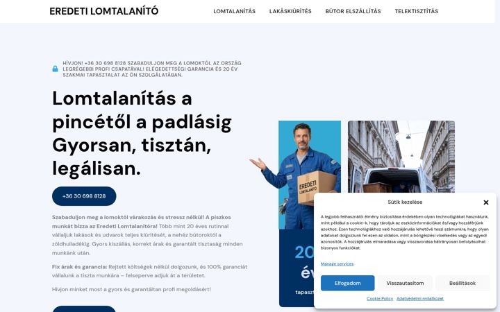 Skærmbillede af eredetilomtalanito.hu