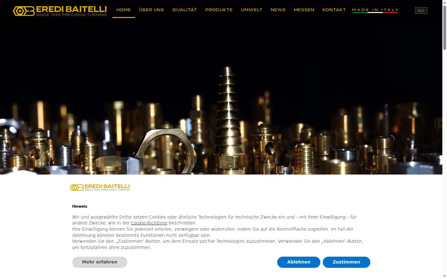 Screenshot tal-banner tal-kunsens muri qabel kwalunkwe interazzjoni